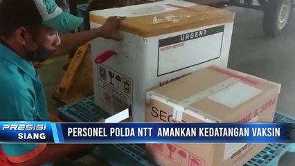 1.805 Vial Pfizer Tiba di Kupang, Personel OAN Turangga 2022 Kawal VVIP