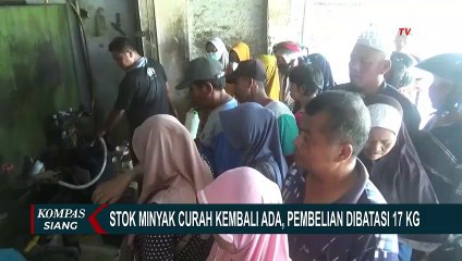 Pasokan Minyak Goreng Kembali Ada, Warga Sumenep Hanya Boleh Beli 17 Kilogram Per Orang