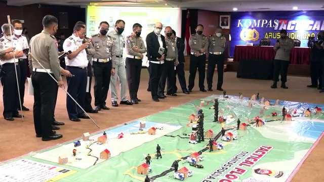 Persiapkan Petugas & Sentra Vaksin, Korlantas Polri Buat Simulasi Pengamanan Mudik Lebaran 2022