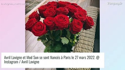 Avril Lavigne fiancée à Mod Sun : Photos de sa demande en mariage (très) romantique à Paris !