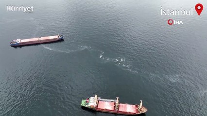 İstanbul’da denizdeki kirlilik böyle görüntülendi