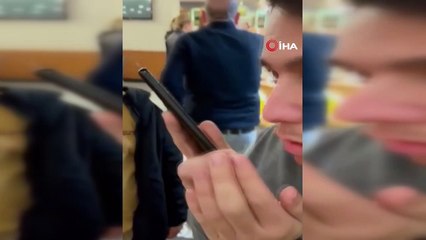 İhbar için gelen polisler şoke oldu! O anlar kamerada