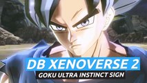 Dragon Ball Xenoverse 2 - Así es Goku Ultra Instinct Sign