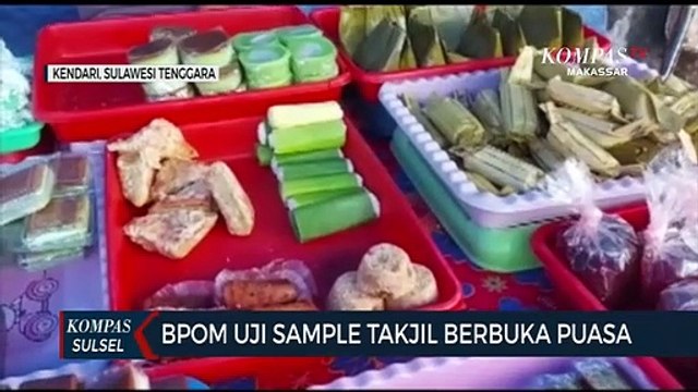 BPOM Uji Sampel Takjil Berbuka Puasa