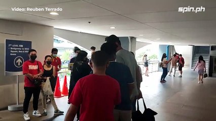 Fans flood the Arena hours prior to PBA Finals Game Two #shorts