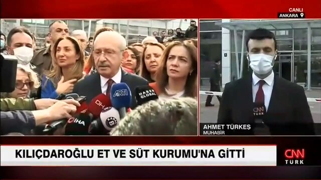 Kılıçdaroğlu, Et ve Süt Kurumu'na gitti
