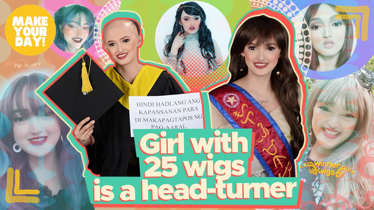 Girl with 25 wigs is a head-turner | Make Your Day