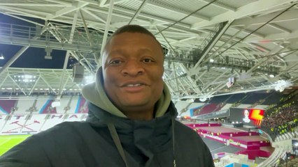 Football writer Rahman Osman from London Stadium