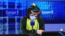 Europe 1 : Philippe Vandel se déguise en dinosaure et déforme sa voix pour interviewer Anggun