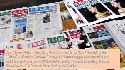 Who are Katerina and Maria the Russian President's daughters hit by US