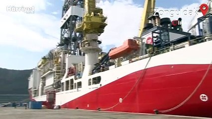 Yavuz Sondaj Gemisi, yeni görevi için uğurlanacağı saati bekliyor