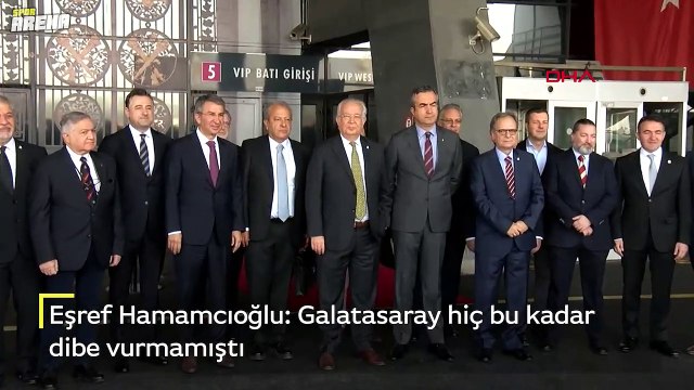 Eşref Hamamcıoğlu: Galatasaray hiç bu kadar dibe vurmamıştı