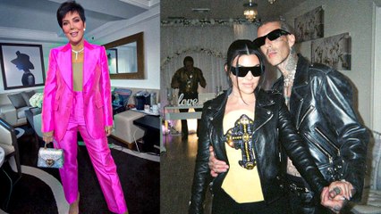 What Kris Jenner Told Kourtney Kardashian Just Before Her Wedding With Travis Barker