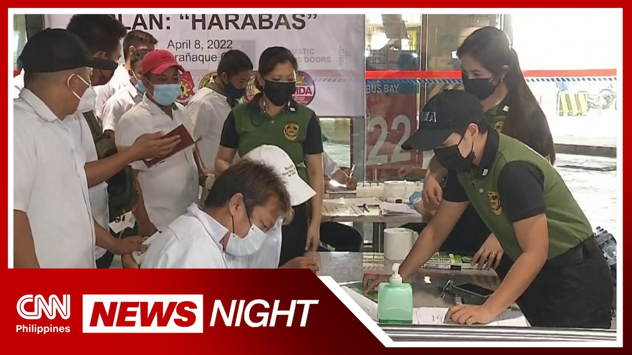 PDEA conducts random drug tests on bus, SUV drivers