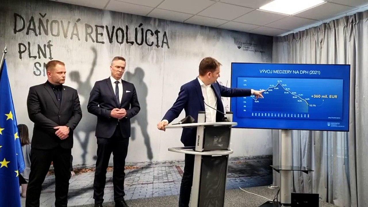 ZÁZNAM: I. Matovič: Medzera vo výbere DPH vlani medziročne klesla na 12,1 %
