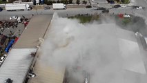 Başakşehir İSTEKS sanayi sitesinde korkutan fabrika yangını