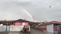 Çanakkale'de mest eden gökkuşağı manzarası