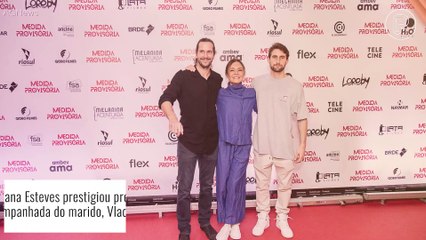 Beleza do filho da atriz Adriana Esteves rouba a cena em pré-estreia de filme. Veja fotos!