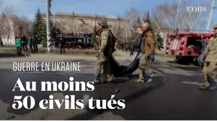 Des missiles frappent une gare remplie de civils dans l'est de l'Ukraine