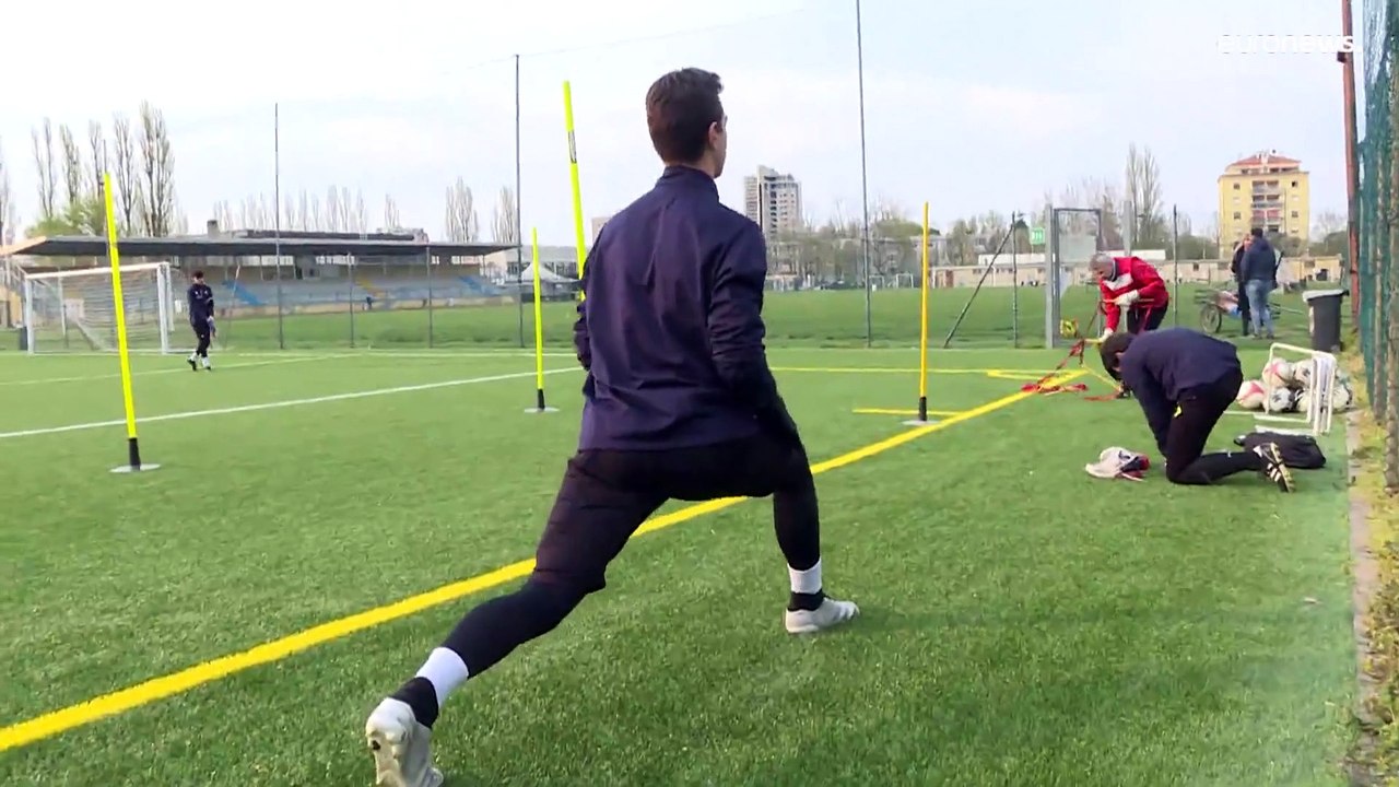 Maksym (14) alleine aus Lwiw geflohen: Fußball ist seine Rettung