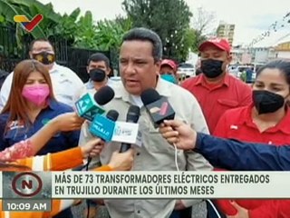 Entérate | Entregados 21 nuevos transformadores para mejorar la calidad de vida de los trujillanos
