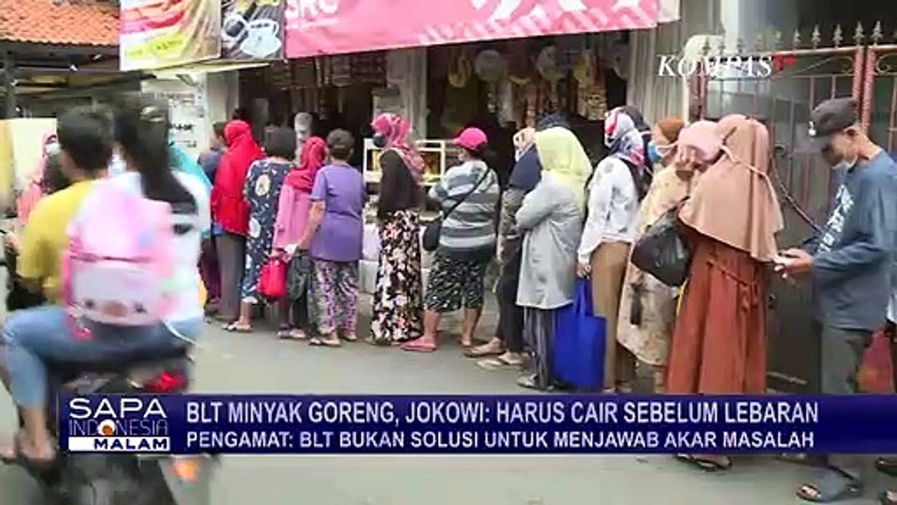 BLT Minyak Goreng Disalurkan Pakai Jasa Pos Indonesia, Jokowi: Harus Cair Sebelum Lebaran!