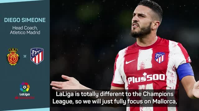Champions League and LaLiga cannot be compared - Simeone