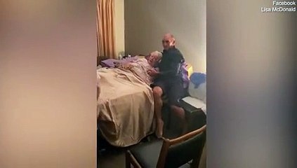 Abuelita fanática de Bambi cumple sueño y conoce un ciervo justo antes de morir
