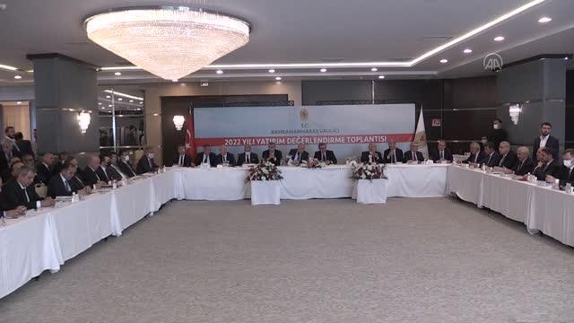 Son dakika haber... KAHRAMANMARAŞ - Mahir Ünal, Kahramanmaraş'ta yatırım koordinasyon toplantısına katıldı