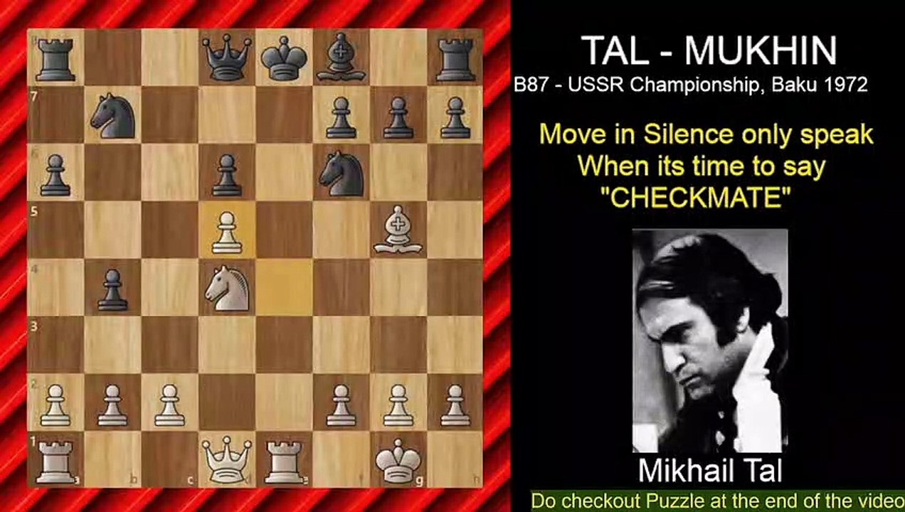 _The Rook in Ambush_ Tal - Mukhin __ USSR Championship, Baku 1972