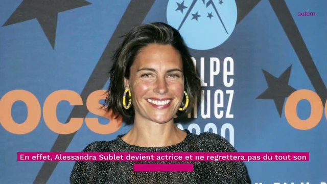 Alessandra Sublet quitte l'animation pour se consacrer à la comédie