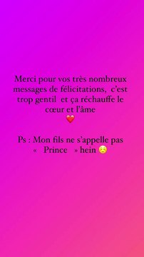 Amel Bent donne une information sur le prénom de son fils