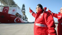 Karadeniz'de Yavuz sondaj gemisini uğurlayan Bakan Dönmez'den mesaj: Doğu Akdeniz için sürprizlerimiz olacak