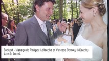 Vanessa Demouy et Philippe Lellouche : Robe bustier, bijoux sophistiqués... photos de leur mariage de rêve