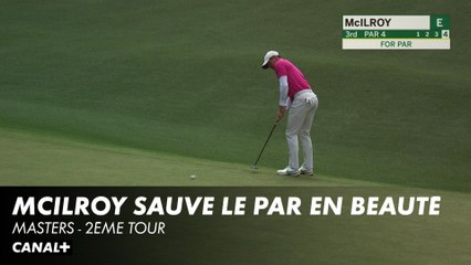 McIlroy sauve le par en beauté  - Masters 2ème tour