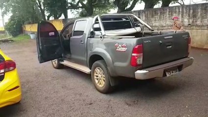 PRE de Cascavel recupera Hilux furtada na rodovia PR-180