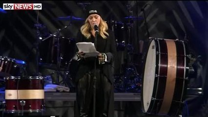 Pussy Riot Take The Stage With Madonna At Amnesty Internatio