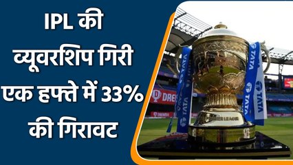 IPL 2022: IPL की TV व्यूवरशिप की गिरी, IPL को बड़ा झटका | वनइंडिया हिंदी