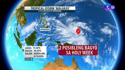 LPA sa loob ng PAR, posibleng maging bagyo; tropical storm "Malakas", inaasahang papasok ng PAR sa Lunes  | SONA