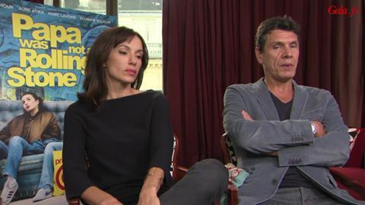 Gala.fr - Marc Lavoine et Aure Atika en itw pour Papa was not a rolling stone