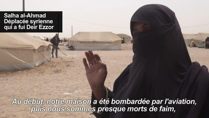 Conditions "tragiques" pour des Syriens ayant fui l'EI à Raqa