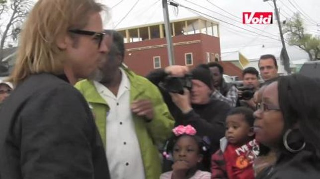 Brad Pitt et Angelina Jolie à la Nouvelle-Orléans
