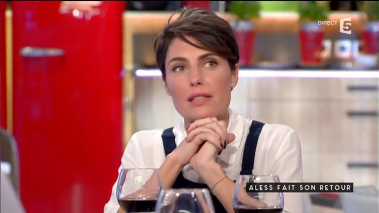 C à vous : Alessandra Sublet très émue après une surprise de son mari