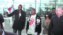 Gala.fr - Kanye West et Kim Kardashian arrivent à Paris