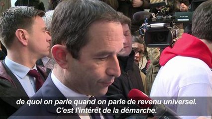 Hamon lance une caravane pour défendre le revenu universel