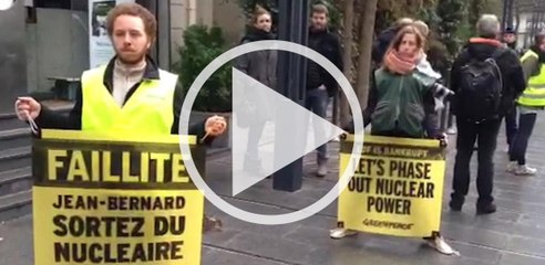 Greenpeace s’invite à la présentation des résultats d’EDF
