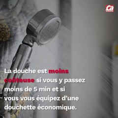 CAM - Comment faire des économies d'eau ?