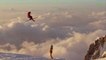 Le skieur Candide Thovex, auteur d'un saut inédit sur le mont Blanc [GEO]