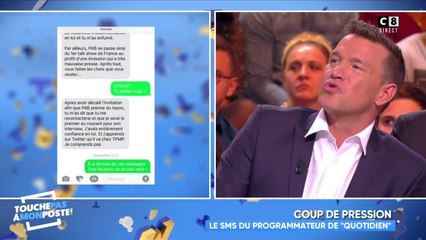 GALA VIDEO - TPMP dévoile des sms entre le programmateur de Quotidien et Pierre-Ambroise Bosse
