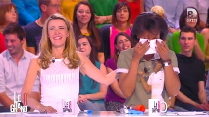 Les larmes d'Audrey Pulvar pour sa dernière dans Le Grand 8